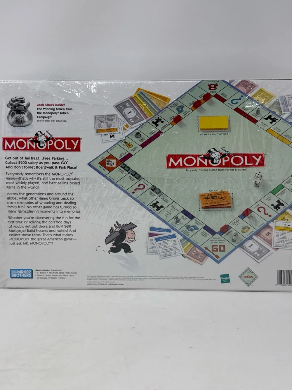 Vintage 1999 Parker Brothers Monopoly Board Game No. 0009 Classic Sealed